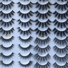 20 Pairs Of False Eyelashes Three-dimensional Multi-layer Mixed Eyelashes