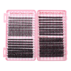 DIY Daily Natural Thick Segment Single Cluster False Eyelashes