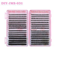 DIY Daily Natural Thick Segment Single Cluster False Eyelashes
