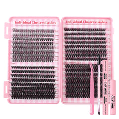 DIY Daily Natural Thick Segment Single Cluster False Eyelashes