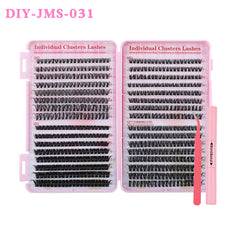 DIY Daily Natural Thick Segment Single Cluster False Eyelashes