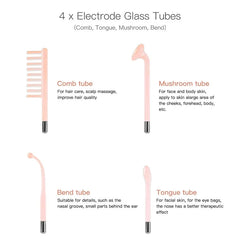 Handheld Electric For Face Skin Beauty Tools Portable High Frequency Facial Therapy