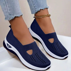 Summer Shoes for Elderly Women Breathable Anti Slip Soft Sole Casual