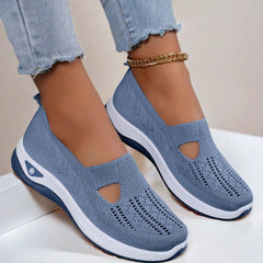Summer Shoes for Elderly Women Breathable Anti Slip Soft Sole Casual