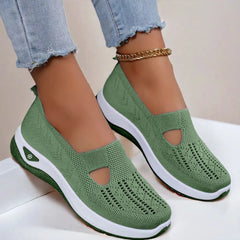 Summer Shoes for Elderly Women Breathable Anti Slip Soft Sole Casual