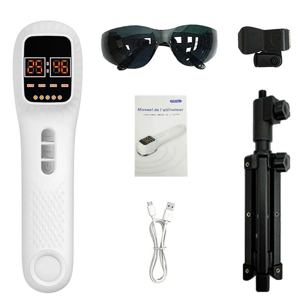 Handheld Face Body Red Light Infrared Beauty Device Skin Rejuvenation