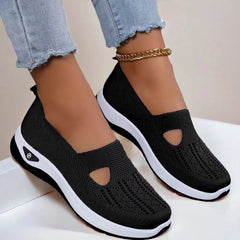 Summer Shoes for Elderly Women Breathable Anti Slip Soft Sole Casual