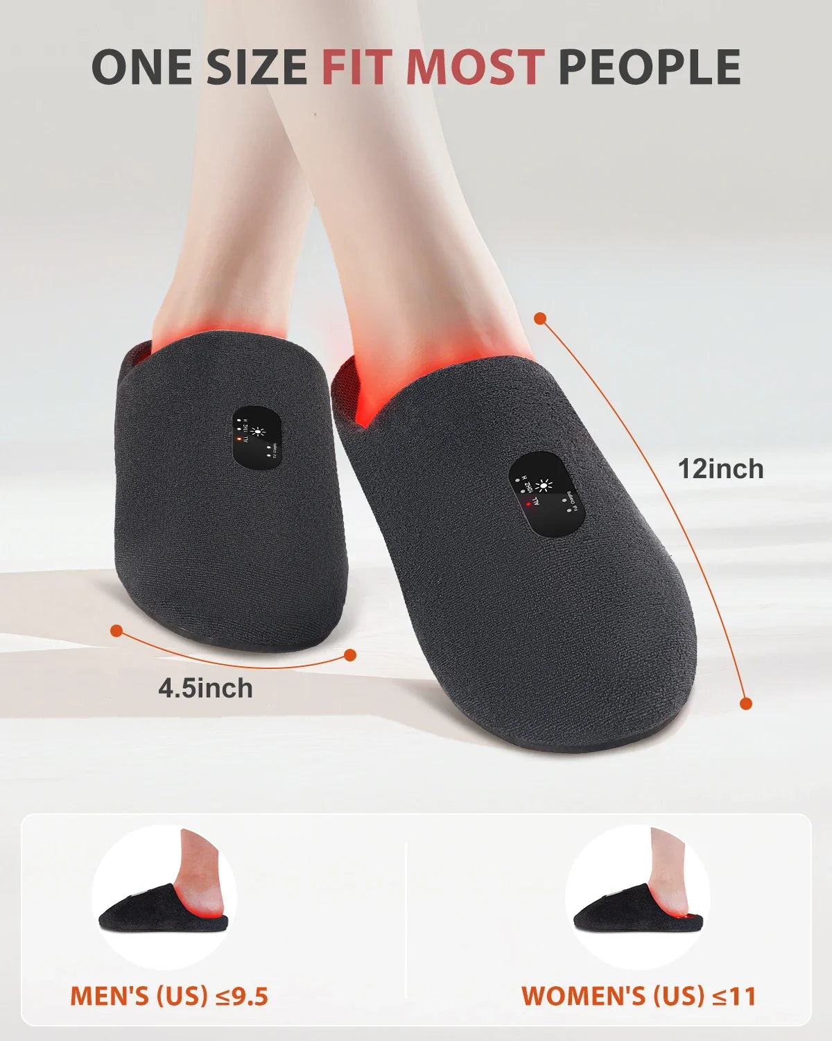 Astarexin Red Light Therapy Slippers Rechargeable 460nm For Feet Therapy Device