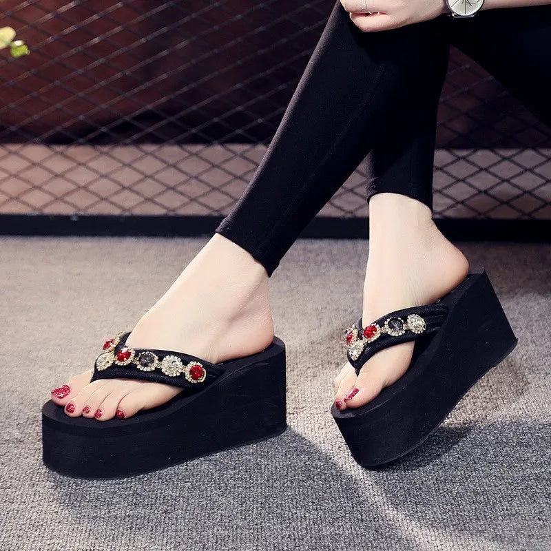 Slippers Women Flip Flops Personalized Non Slip Suitable for Outdoor Wear