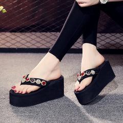 Slippers Women Flip Flops Personalized Non Slip Suitable for Outdoor Wear