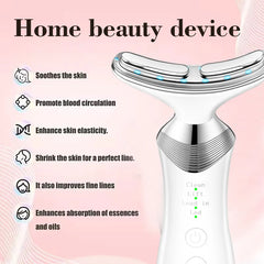 EMS Neck Photon Beauty Lifting Machine Facial Treatment Massager