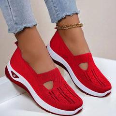 Summer Shoes for Elderly Women Breathable Anti Slip Soft Sole Casual