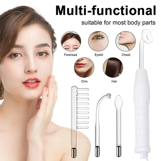 Handheld Electric For Face Skin Beauty Tools Portable High Frequency Facial Therapy